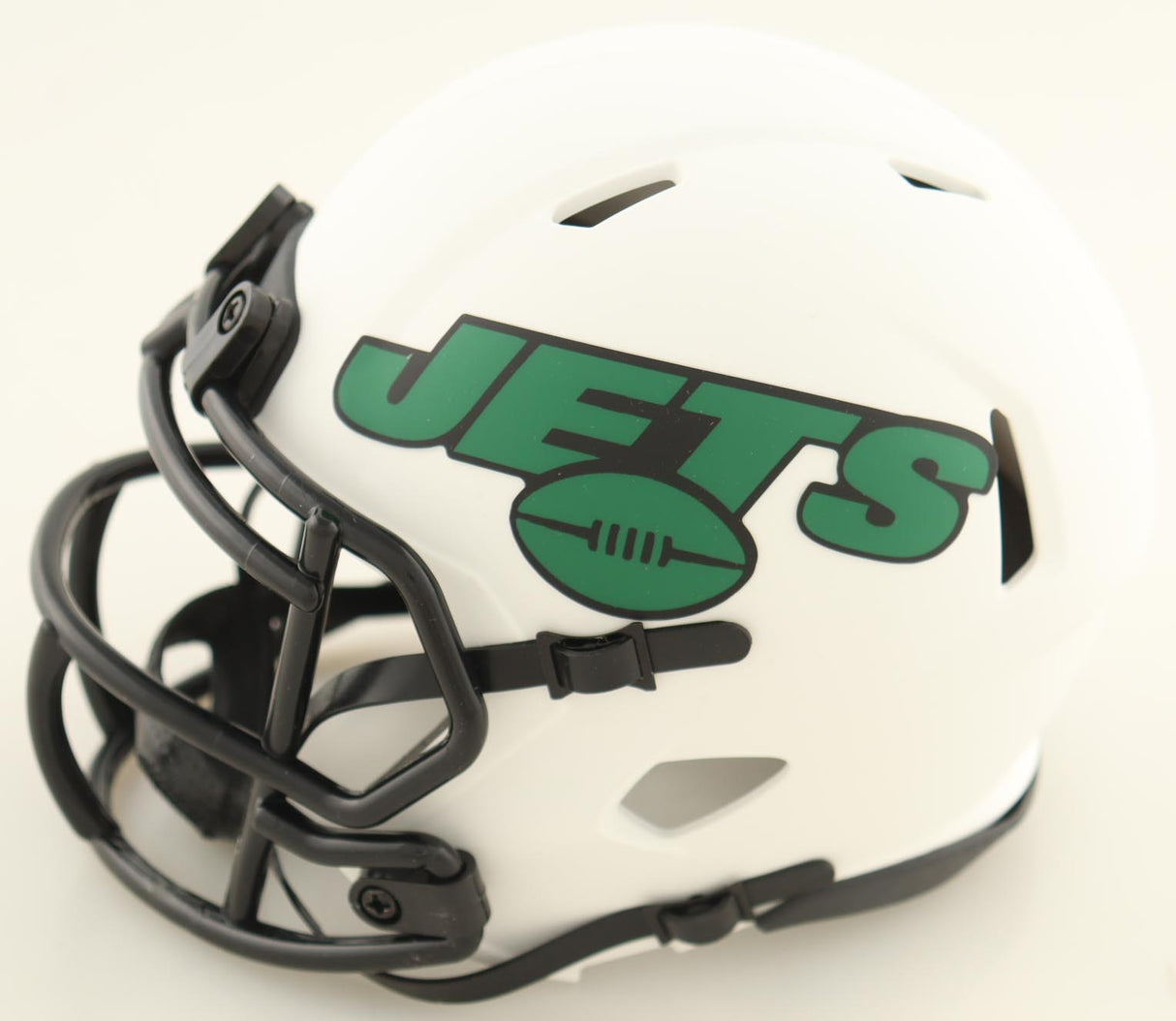 Zach Wilson Signed Jets Lunar Eclipse Alternate Speed Mini Helmet - Beckett