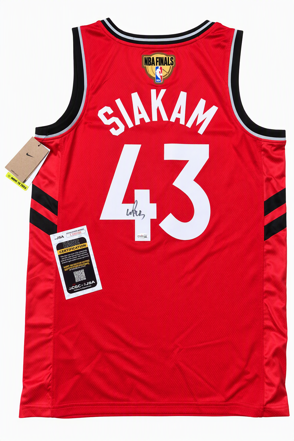 Pascal Siakam - Autographed Toronto Raptors NBA Finals Nike Jersey - JSA