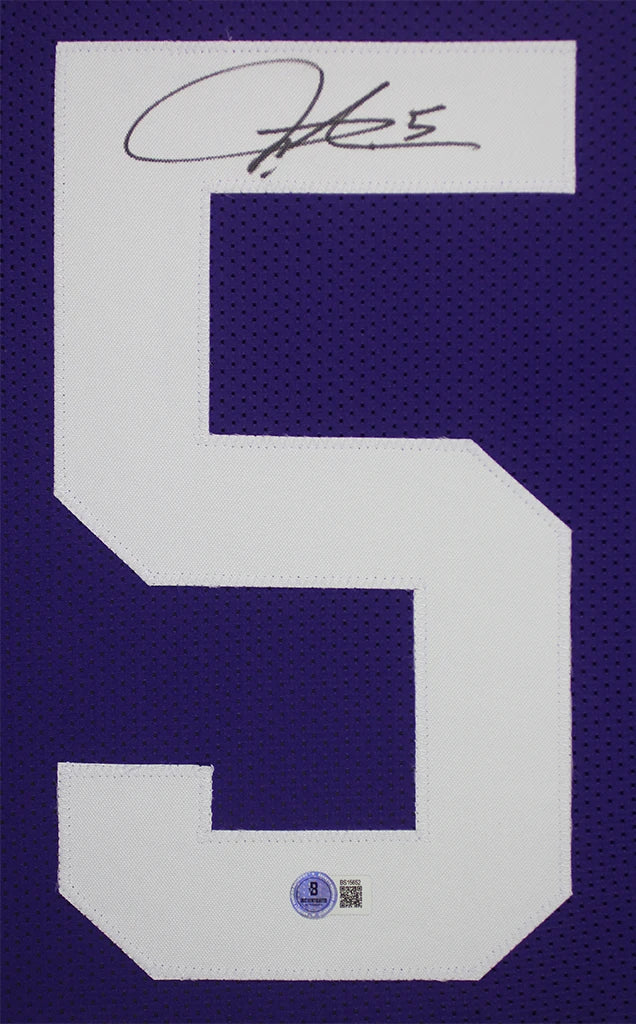 LaDainian Tomlinson - Autographed TCU Football Custom Jersey - Beckett