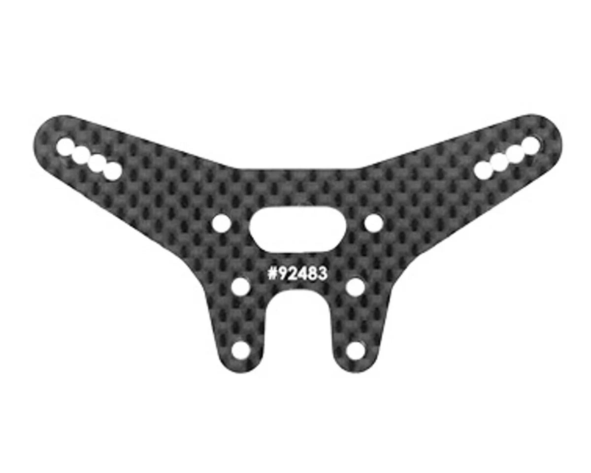 Team Associated - RC10B7 Factory Team Carbon Fiber Rear Shock Tower (-2mm) - 92483