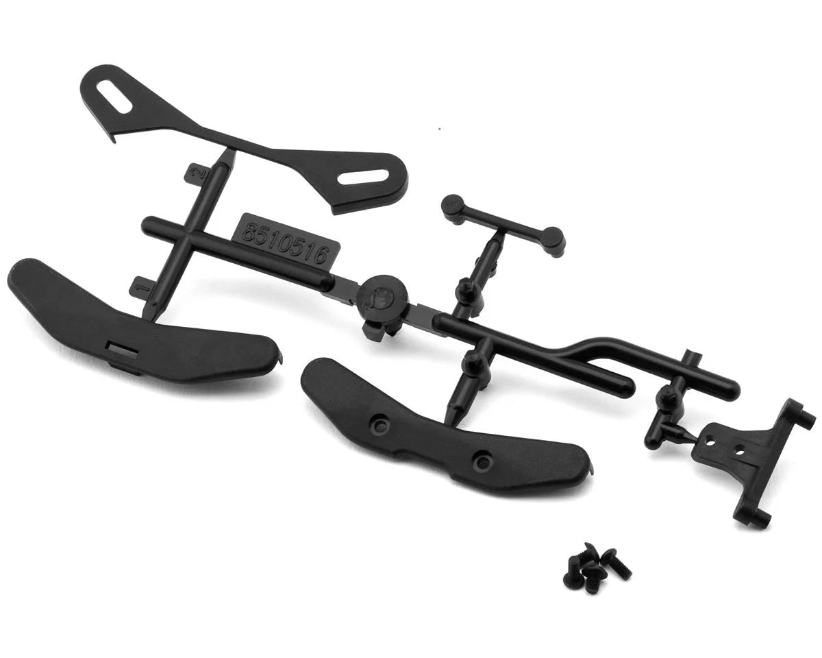 Team Associated - RC10B7 Shock Towers Covers & Upper Wing Mount - 92487