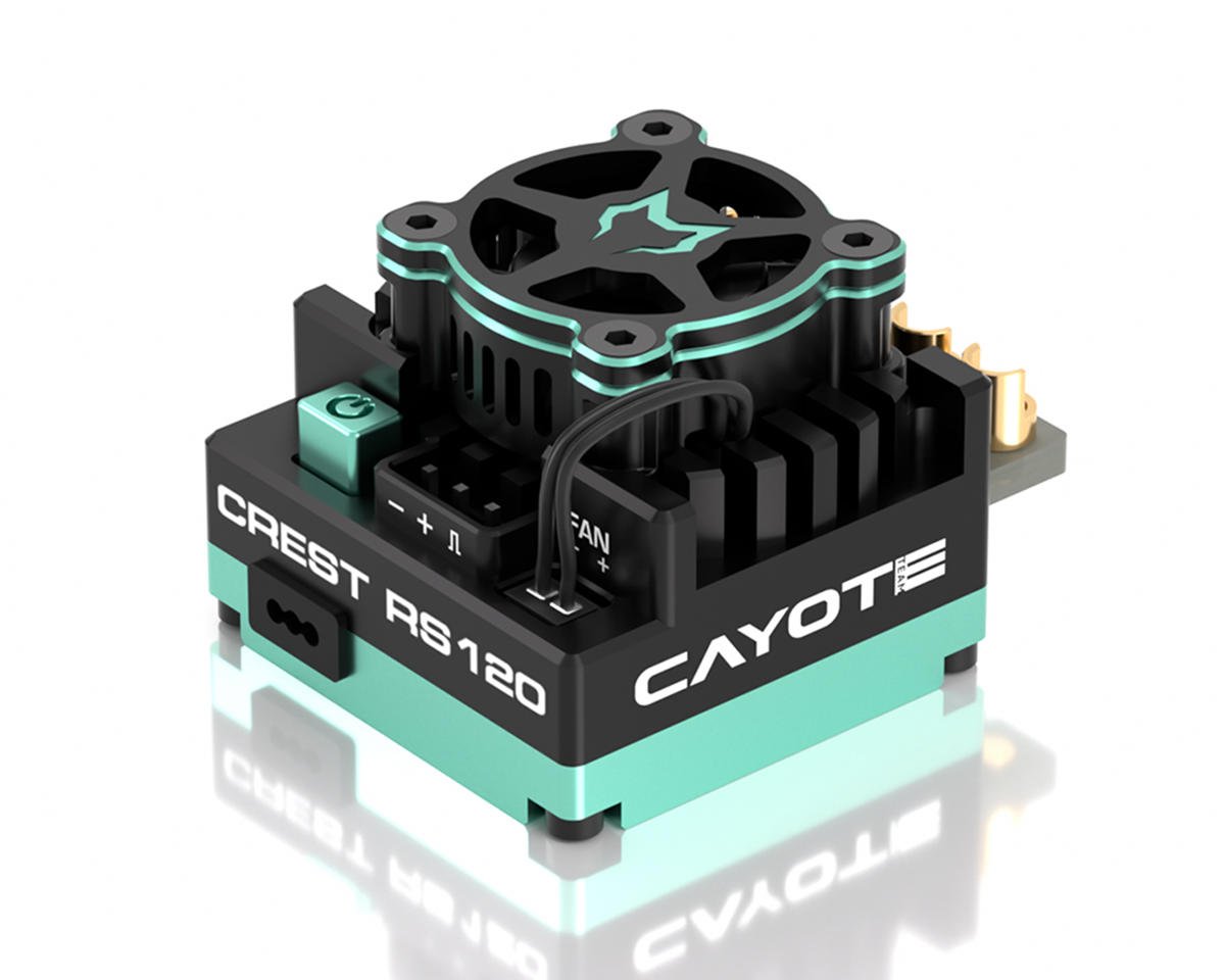 Cayote - Crest RS120 1/10 Stock 120A Sensored Brushless Competition ESC - 11002