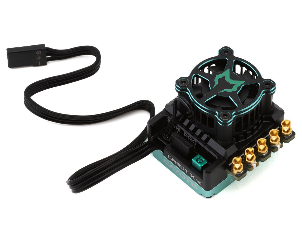 Cayote - Crest X Evo 1/10 160A Sensored Brushless Mod Competition ESC - 11005