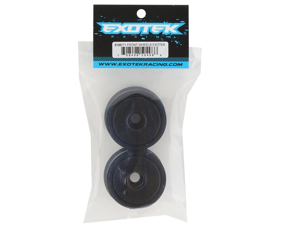 Exotek F1 Front Disk Wheels (Black) (2) (Exotek F1 Tires Only) - 2120