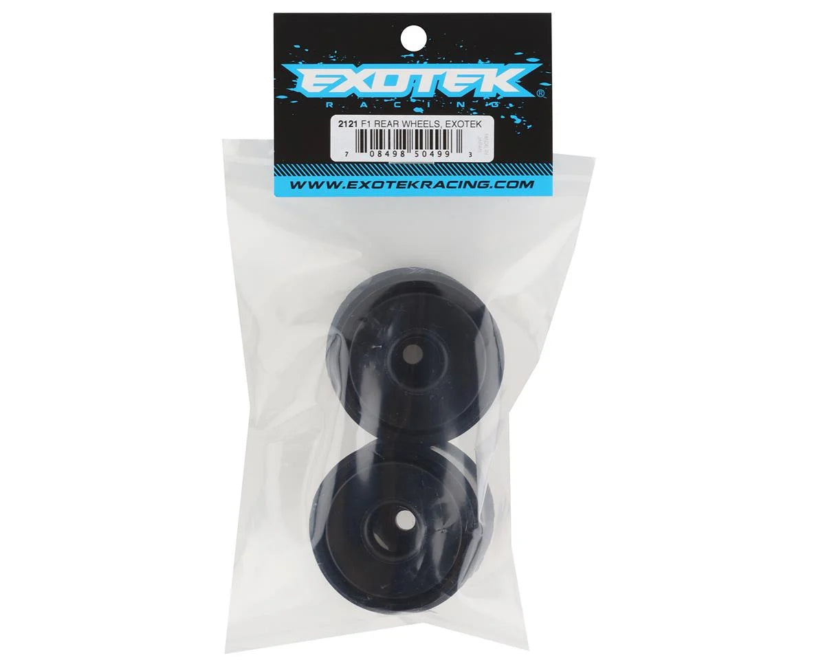 Exotek F1 Rear Disk Wheels (Black) (2) (Exotek F1 Tires Only) - 2121