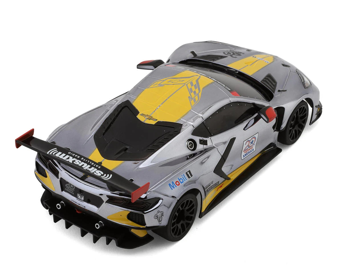 Kyosho - MR-04 Mini-Z RWD ReadySet w/Chevrolet® Corvette® C8.R Body (Chrome/Yellow) w/KT-531P 2.4GHz Radio - 32356CRY