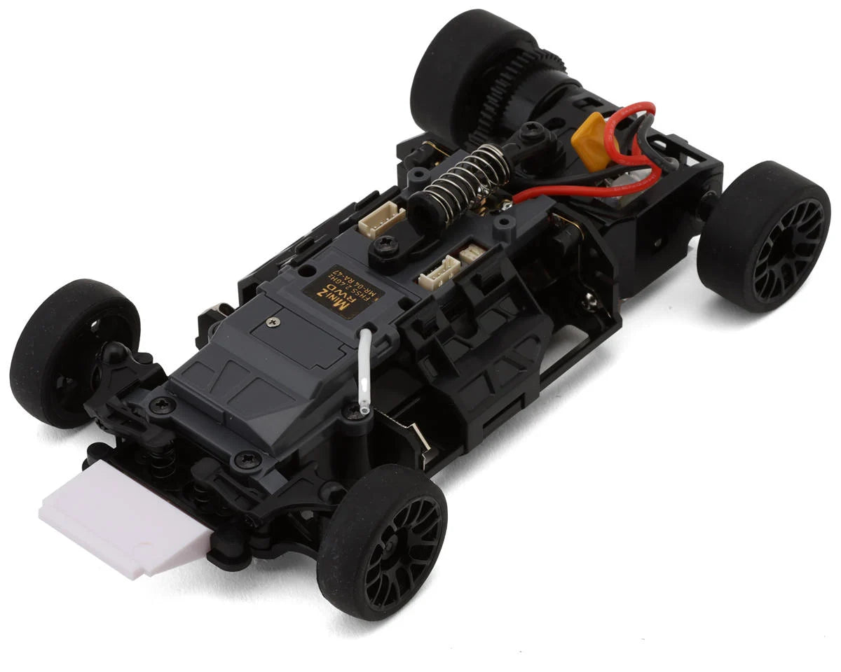 Kyosho - MR-04 Mini-Z RWD ReadySet w/Chevrolet® Corvette® C8.R Body (Chrome/Yellow) w/KT-531P 2.4GHz Radio - 32356CRY