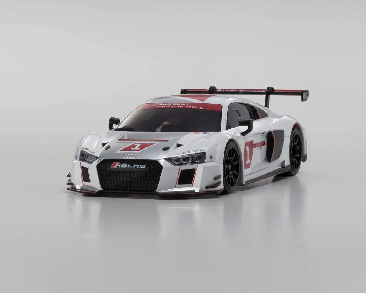Kyosho - MR-04 RWD Mini-Z ReadySet w/Audi R8 LMS Body (White) w/KT-531P 2.4GHz Radio - 32357AS