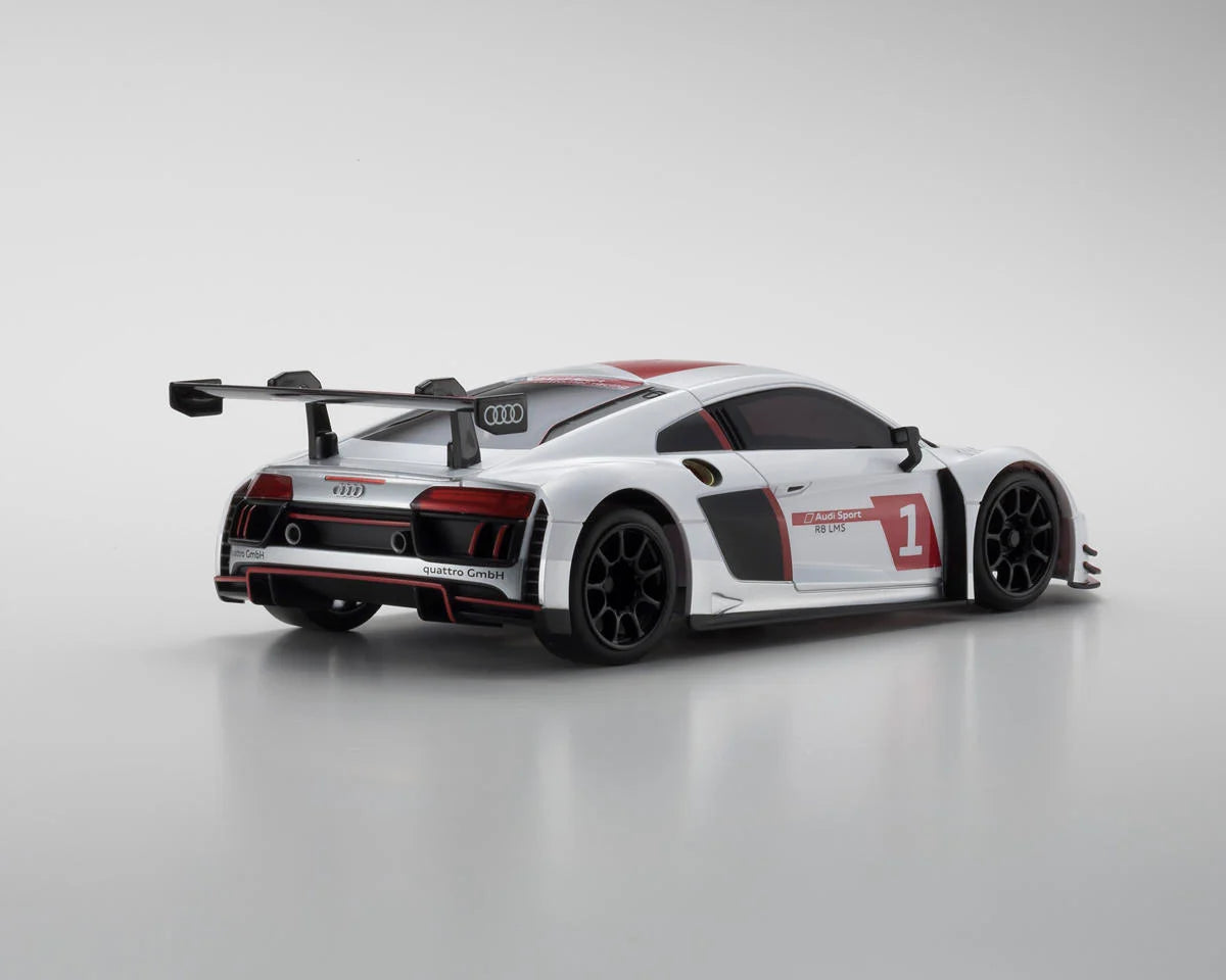 Kyosho - MR-04 RWD Mini-Z ReadySet w/Audi R8 LMS Body (White) w/KT-531P 2.4GHz Radio - 32357AS
