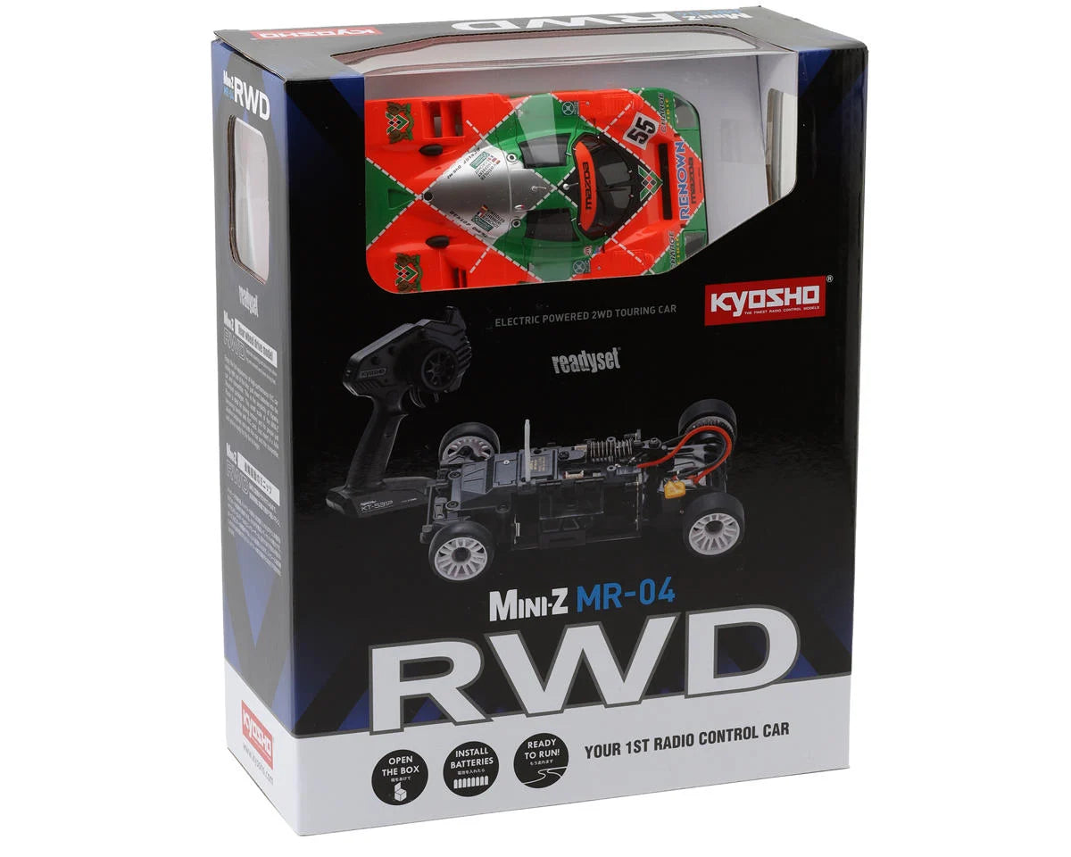 Kyosho - MR-04 Mini-Z RWD ReadySet w/Mazda 787B No.55 1991 Le Mans Winner Body w/KT-531P 2.4GHz Radio - 32361RE