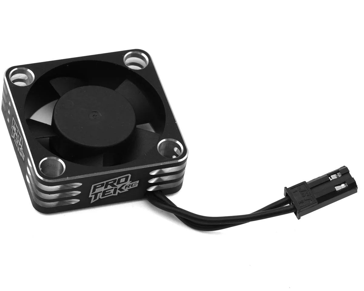 ProTek RC - 30x30x10mm Aluminum High Speed HV Cooling Fan (Silver/Black) - PTK-2111