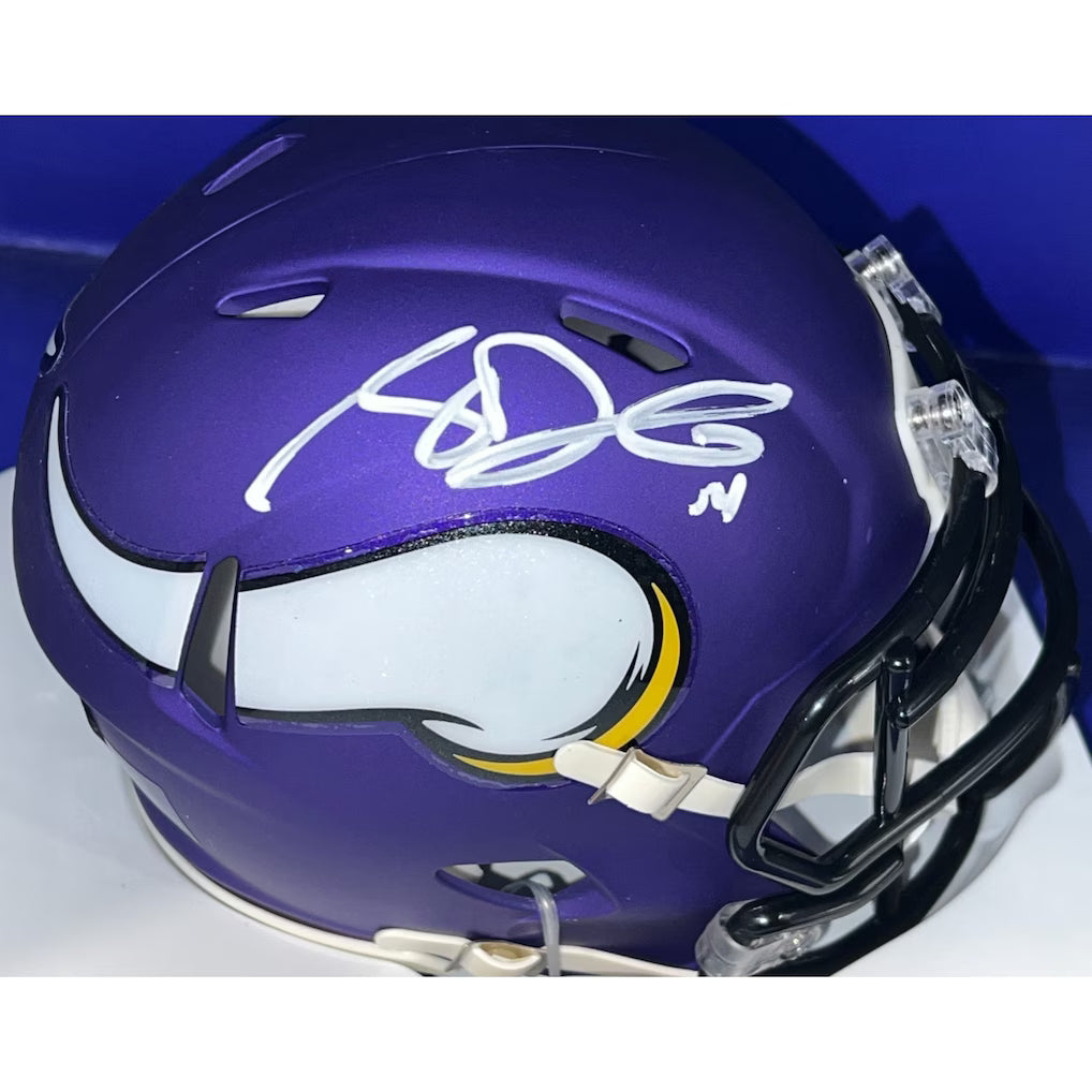 Sam Darnold Signed Vikings Mini Football Helmet - Fanatics
