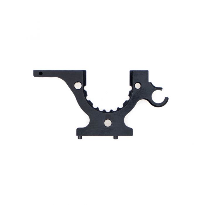 XRAY - ALU LOWER BULKHEAD - FRONT L / REAR R - 7075 T6 - 302775