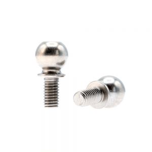 XRAY X4 -PIVOT BALL 6.0MM WITH M3X5.5MM THREAD - HUDY SPRING STEEL (2) - 303260