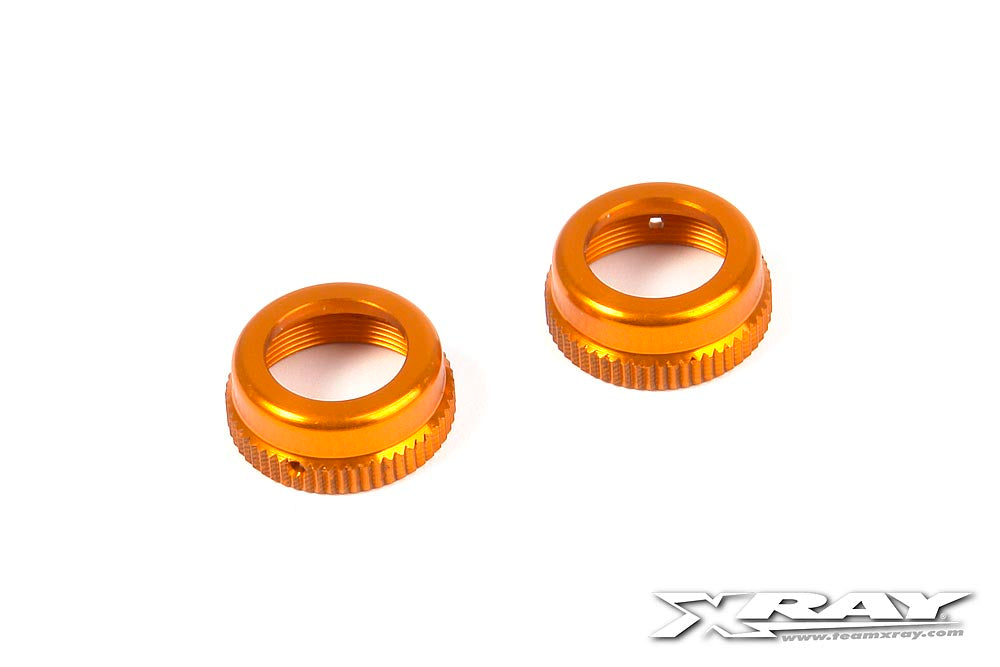 XRAY - Alu Cap for XRAY Shock Body Orange (2) - 308353-O