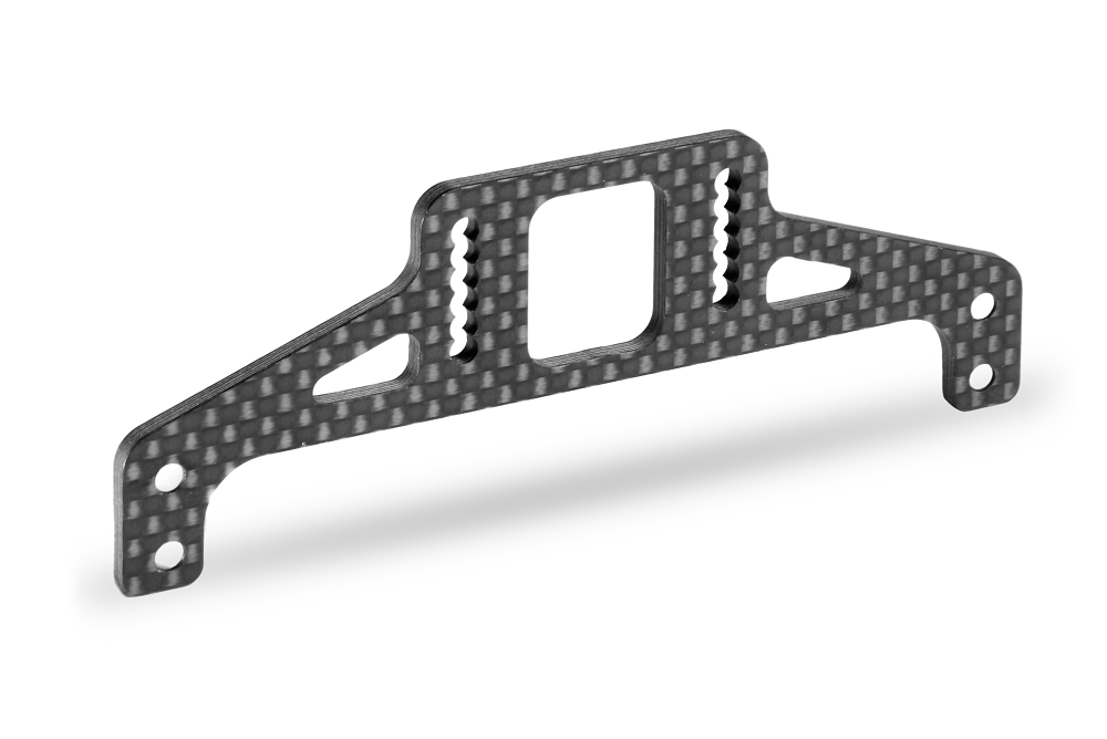 XRAY - Graphite Rear Wing Mount 2.5mm - 373051