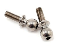 Team Associated RC10 B6 8mm Factory Heavy Duty Titanium Ball Stud Set (2)