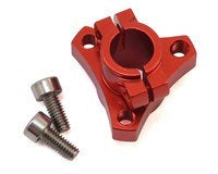 CRC - 1/12 Double Clamp Left Hub-Red (CLN3331)