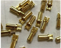 TQ Wire 3.5mm Male Bullet Connectors (Gold) (3)