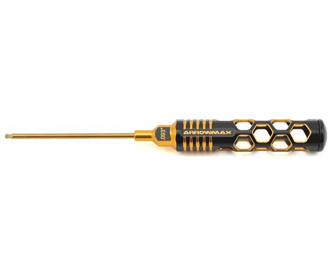 Arrowmax Black Golden Ball End Hex Wrench (3/32") - AM-420299-BG