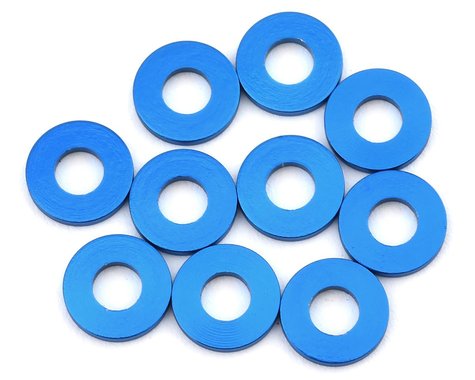 Team Associated 7.8x3.5x2.0mm Aluminum Hub Spacer Washer (Blue) (10) - 31389