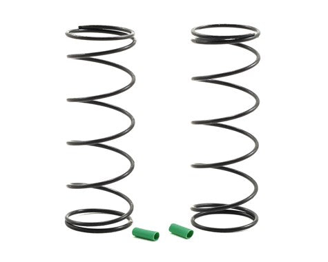 Team Associated 12mm Front Shock Spring (Green/3.75lbs) (2) (54mm Long) - 91635