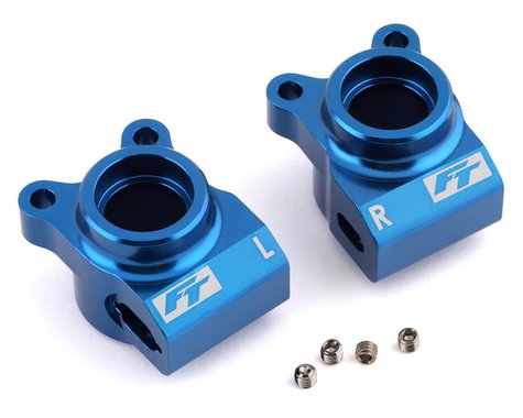Team Associated Factory Team Aluminum Rear Hubs (Blue)- 91877