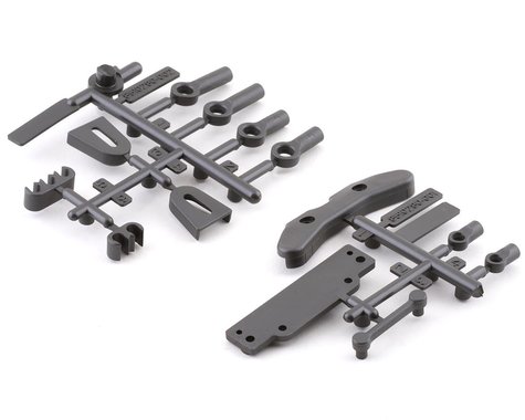 Team Associated RC10B6.3 Tower Covers, Wire Clips & Rod Ends - 91885