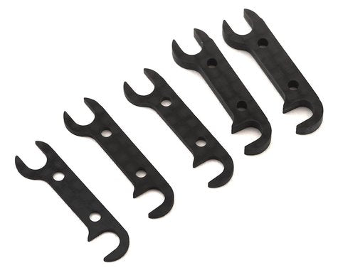 Team Associated RC10B74 Graphite Rear Hub Link Shim Set - 92185