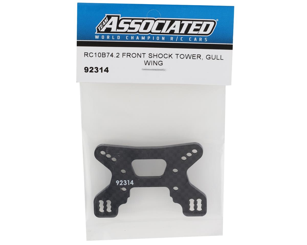 Team Associated - Carbon Front Shock Tower (Gullwing Arm) - 92314