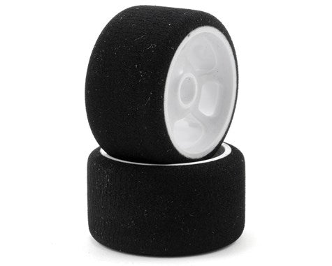 CRC "Pro-Cut" 1/12 Front Tires (2) (White) (Double Blue) - 2198