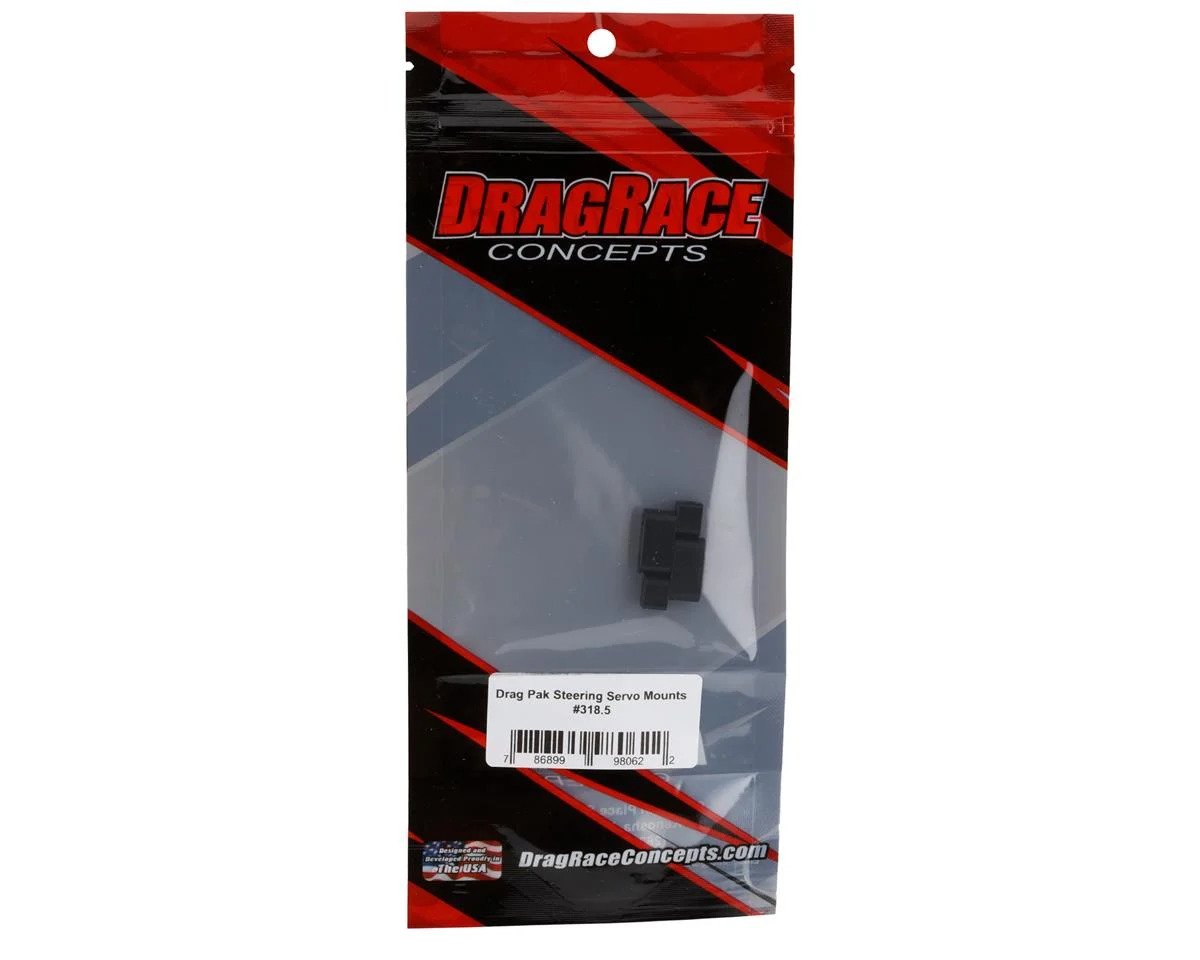 DragRace Concepts - DRC1 Drag Pak Mid Motor Transmission Support (Black) - DRC-329.5
