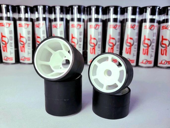 SJT - Rubber 12th Scale Tires FULL Set