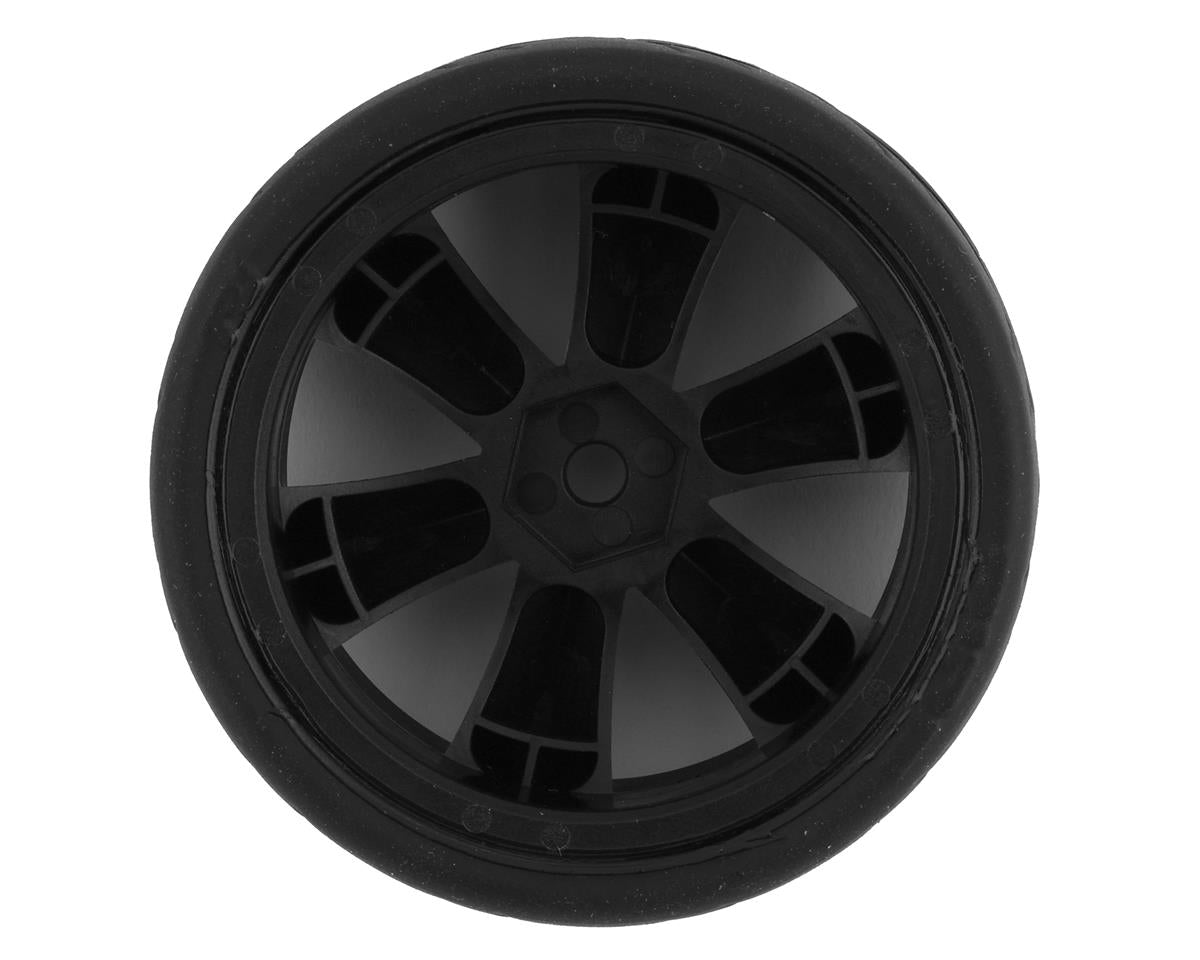 Gravity RC USGT Pre-Mounted GT Rubber Tires w/GT Wheel (Black) (4) w/12mm Hex