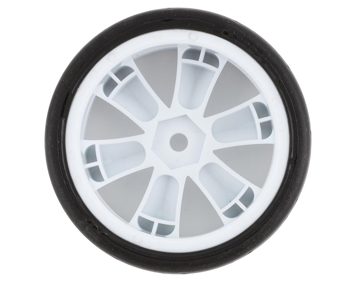 Gravity RC USGT Pre-Mounted GT Rubber Tires w/GT Wheel (White) (4) w/12mm Hex