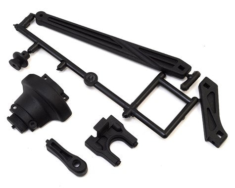 Mugen Seiki MBX8 ECO Center Differential Mount & Chassis Braces - E2160