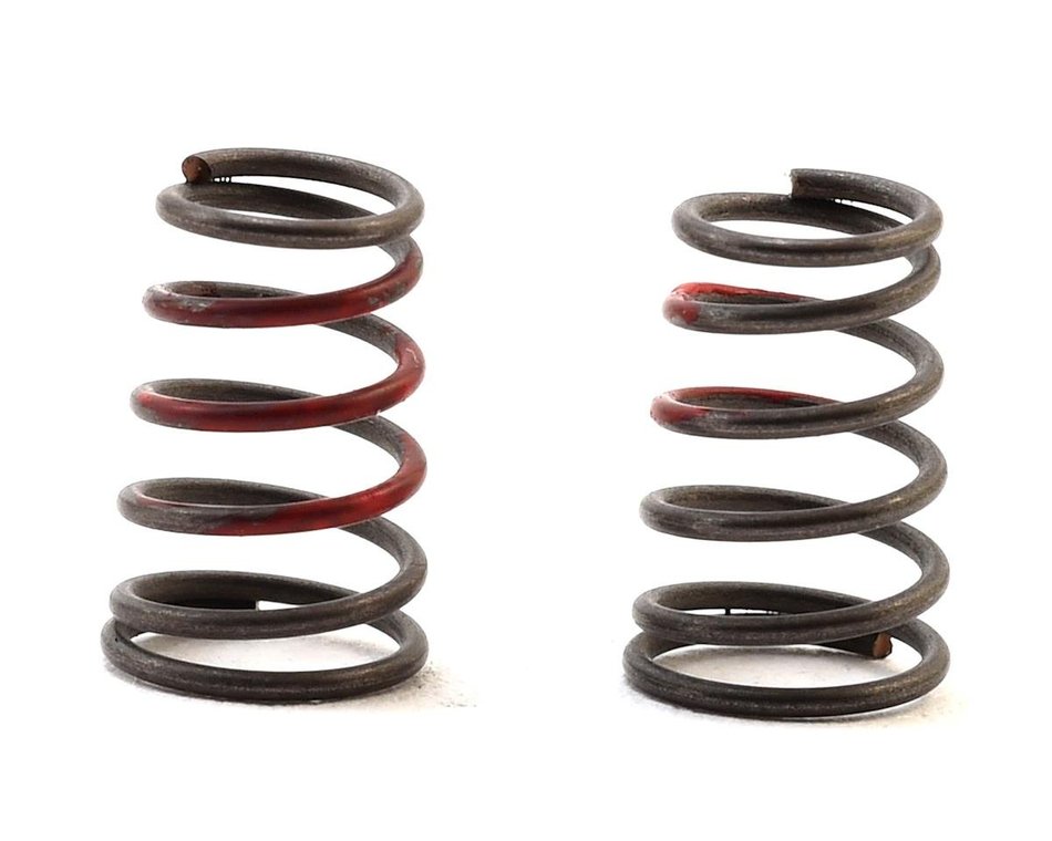 Schumacher - Atom/Eclipse Rear Shock Spring (2) (Red Dot - Hard/Ultra) - U7322