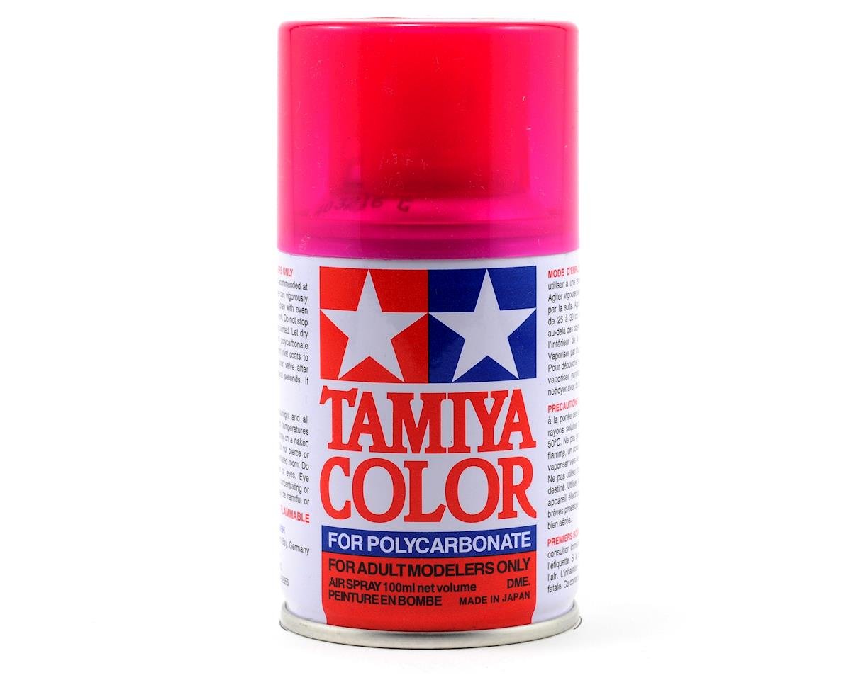 Tamiya PS-40 Translucent Pink Lexan Spray Paint (100ml) - 86040