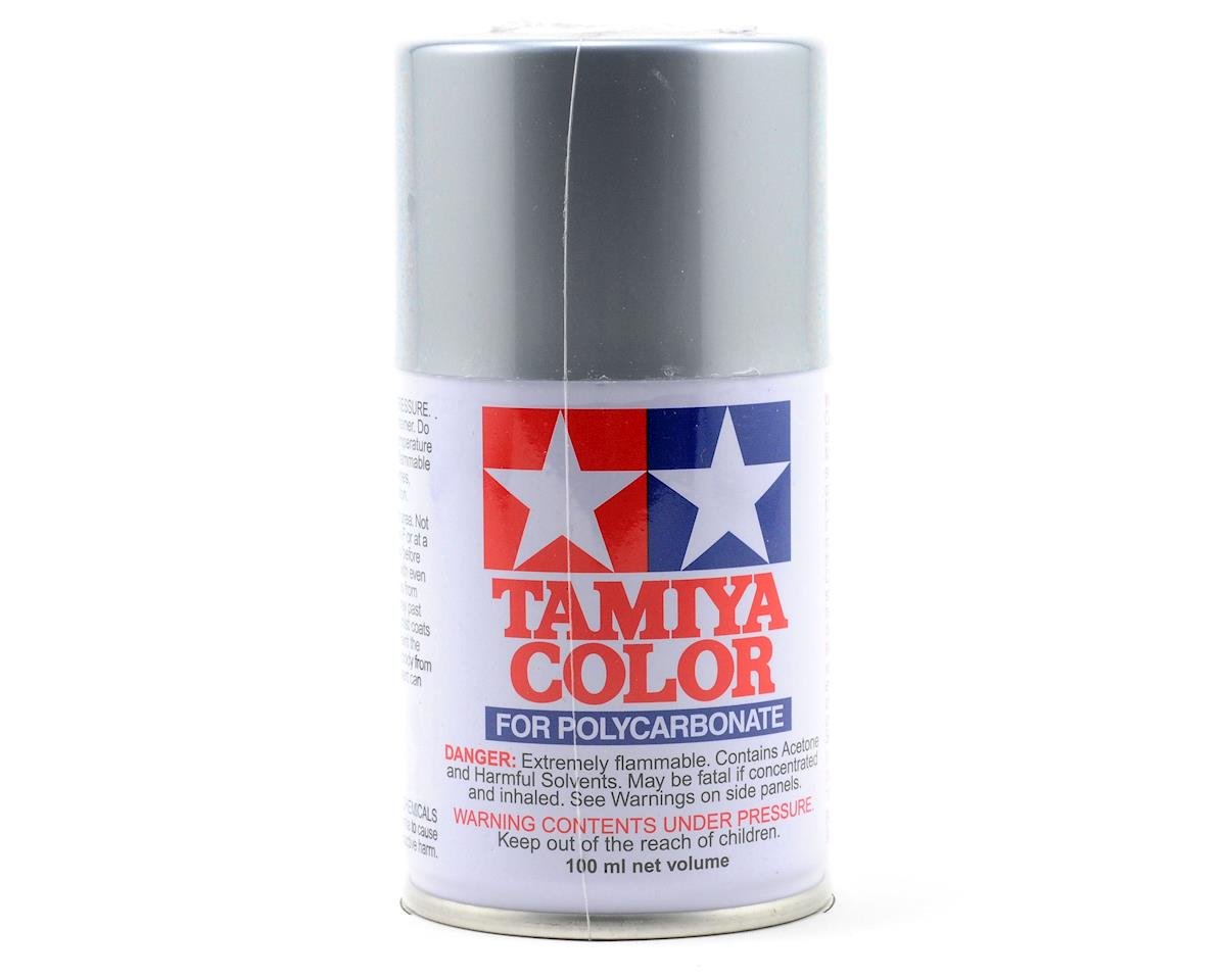 Tamiya PS-48 Semi Gloss Silver Anodized Aluminum Lexan Spray Paint (100ml) - 86048