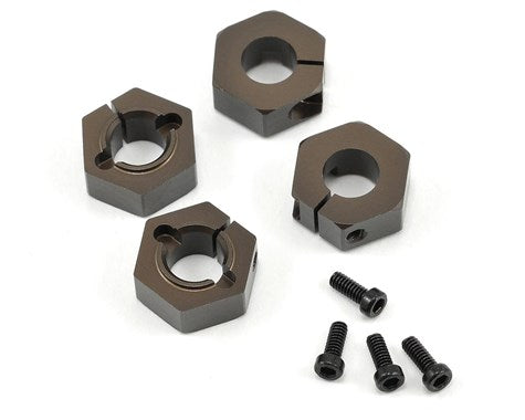 Tekno RC 12mm Aluminum M6 Driveshaft Hex Adapter Set (4)  - 1654X