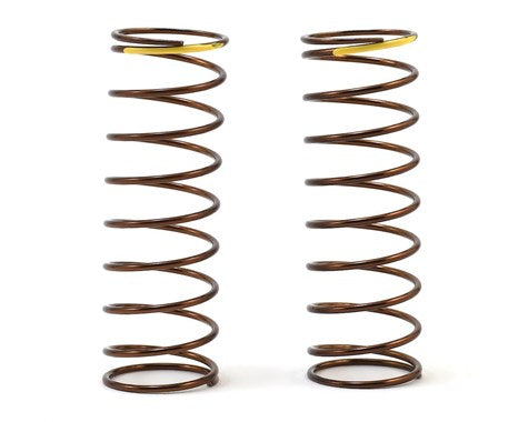 Tekno RC - Shock Spring Set (rear, 1.3x9.875, 2.82lb/in, 63mm, yellow) -7245