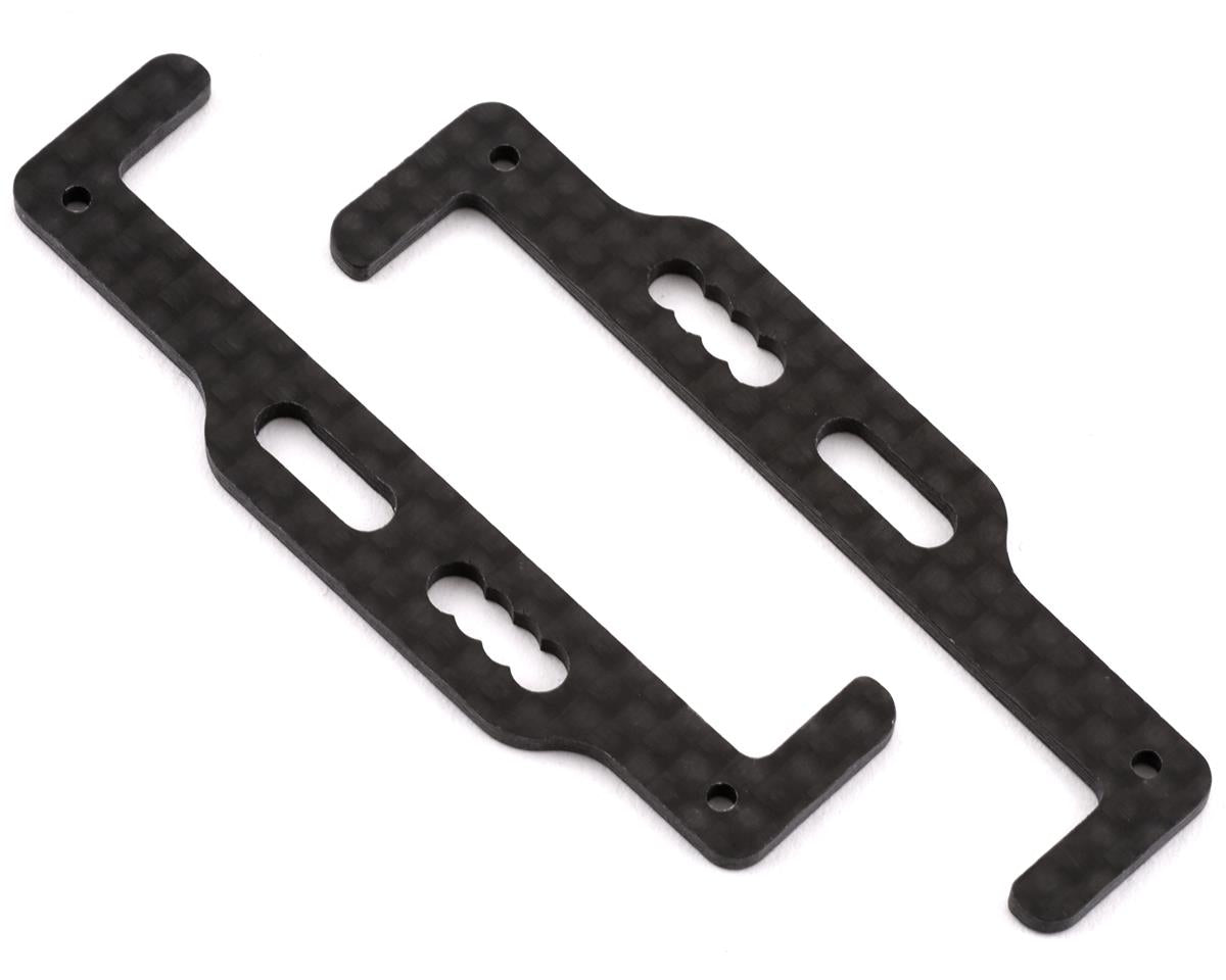 XRAY - X12 GRAPHITE ADJUSTABLE BATTERY HOLDER 1.6MM (2) - 376150