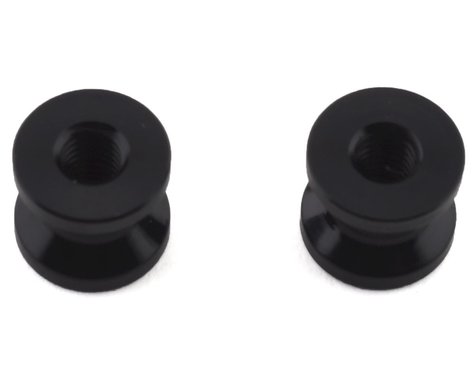 XRAY - ALU MOUNT 6.0MM - BLACK (2) - 376366-K