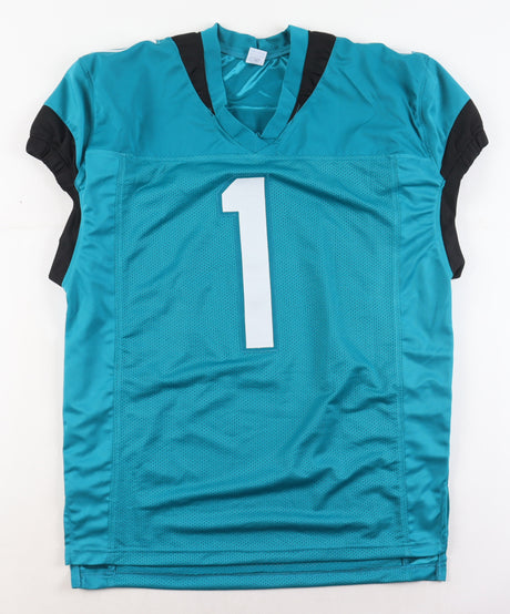 Travis Etienne Jr. - Autographed Jacksonville Jaguars Football Custom Jersey - JSA