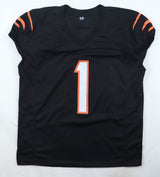 Ja'Marr Chase - Autographed Cincinnati Bengals Football Custom Jersey - PSA