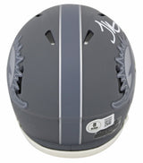 Tyreek Hill Signed Dolphins Slate Alternate Speed Mini Helmet - Beckett