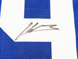 Kenneth Walker III - Seattle Seahawks Autographed Blue Throwback Custom Jersey - BAS Beckett Witness