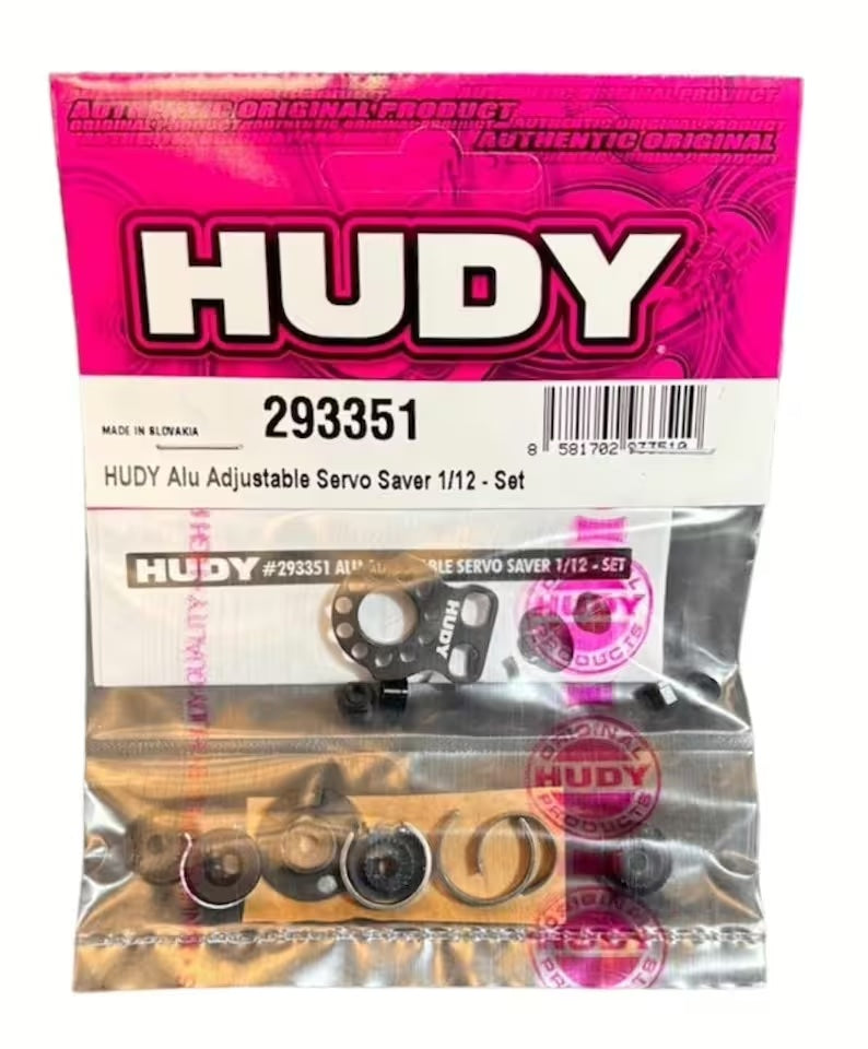 Hudy - Alu Adjustable Servo Saver 1:12 - 293351