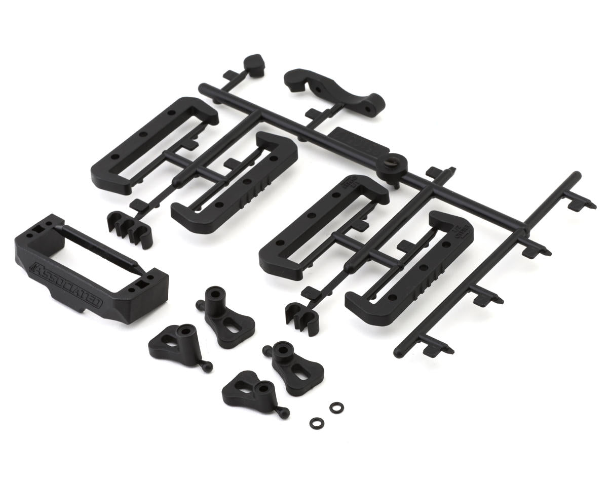 Team Associated RC10B7 Battery, Fan & Servo Mounts Set - 92418