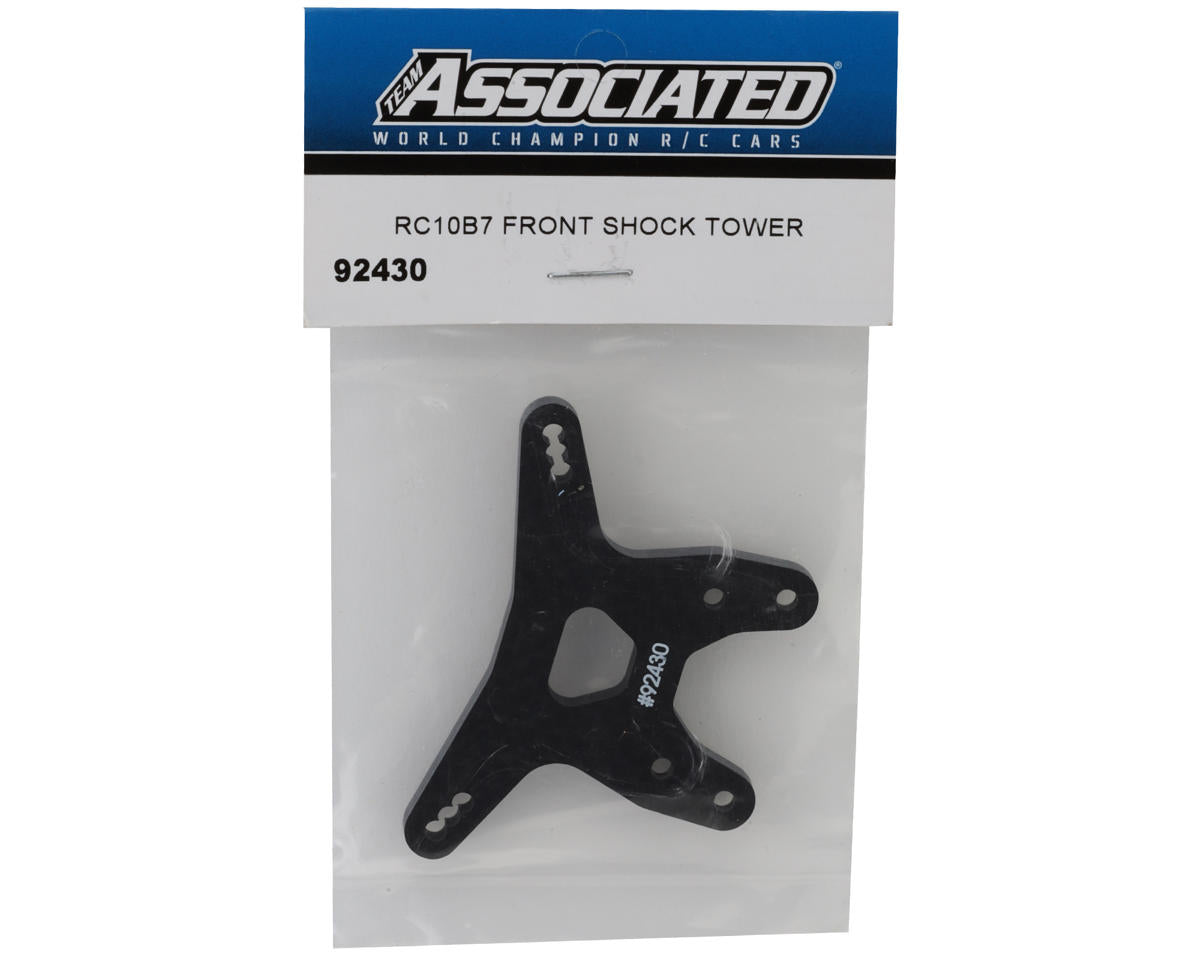 Team Associated RC10B7 Carbon Fiber Front Shock Tower - 92430